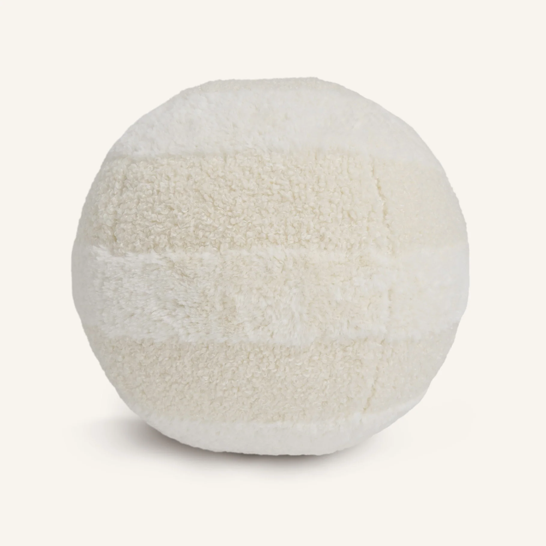 Plush Line Ball / Cream